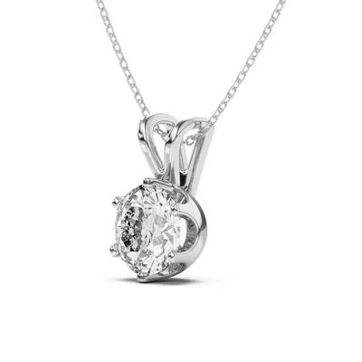 Joya Scooped Solitaire Pendant