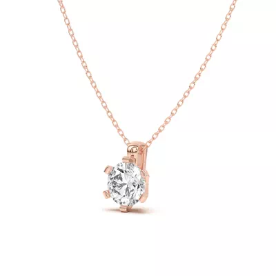 Celestial Prong Solitaire Pendant