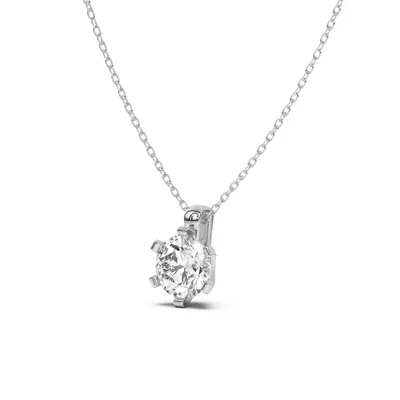 Celestial Prong Solitaire Pendant
