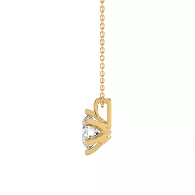 Celestial Prong Solitaire Pendant