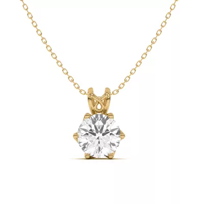Isabella Interwining Solitaire Pendant