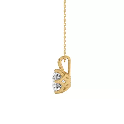 Isabella Interwining Solitaire Pendant