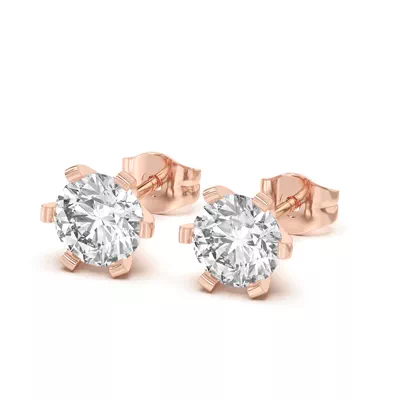 Celestial Prong Diamond Earrings