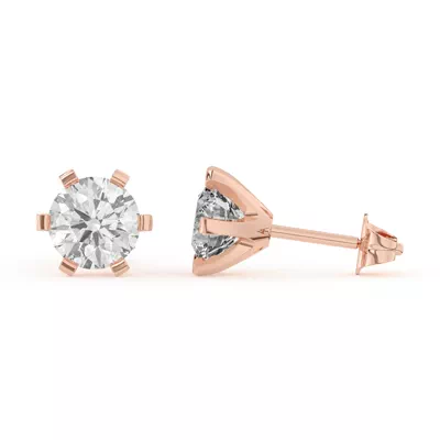 Celestial Prong Diamond Earrings