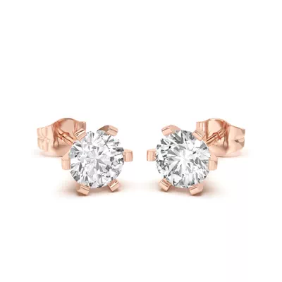 Celestial Prong Diamond Earrings