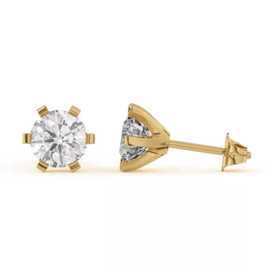 Celestial Prong Diamond Earrings