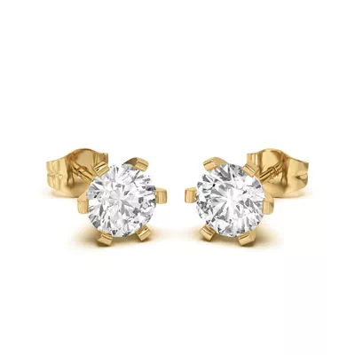 Celestial Prong Diamond Earrings