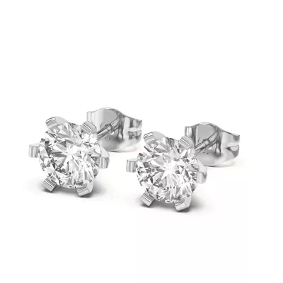 Celestial Prong Diamond Earrings