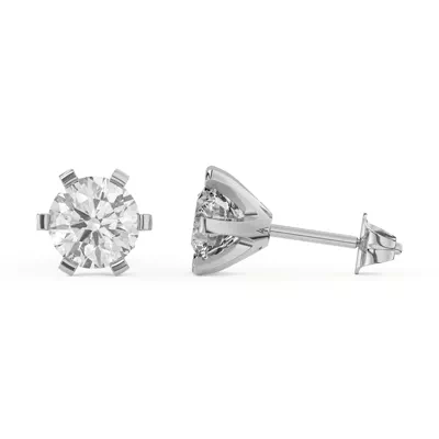 Celestial Prong Diamond Earrings