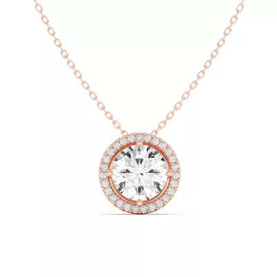 Ella Compass Halo Pendant