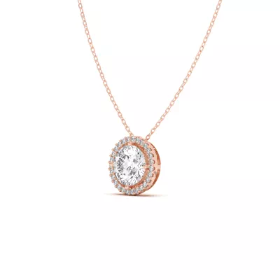 Ella Compass Halo Pendant