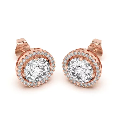 Ella Compass Halo Earrings