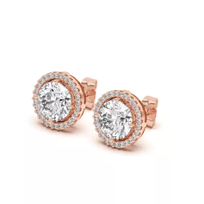 Ella Compass Halo Earrings