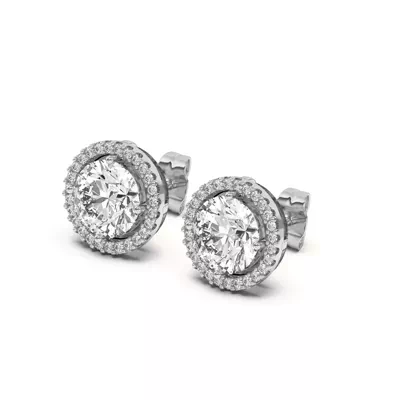 Ella Compass Halo Earrings