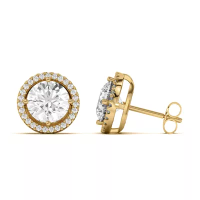 Ella Compass Halo Earrings