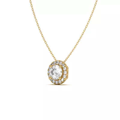 Eva Classic Halo Pendant