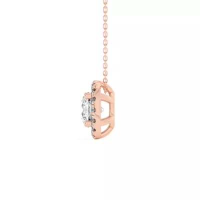 Eva Classic Halo Pendant