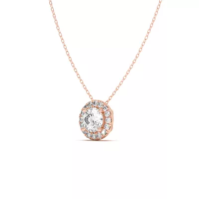 Eva Classic Halo Pendant