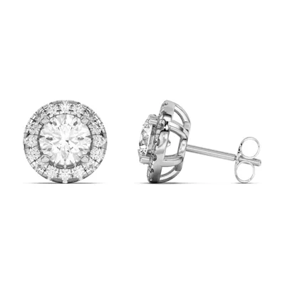 Eva Classic Halo Earrings