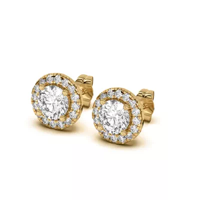 Eva Classic Halo Earrings