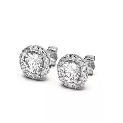 Eva Classic Halo Earrings