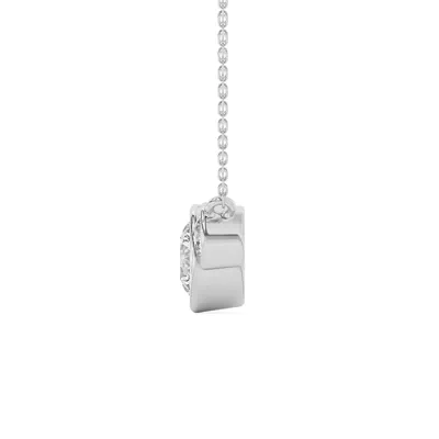Classic Three-Stone Bezel Lab Diamond Pendant
