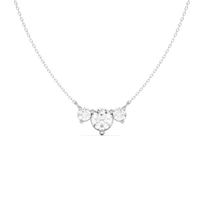 Classic Three-Stone Diamond Pendant