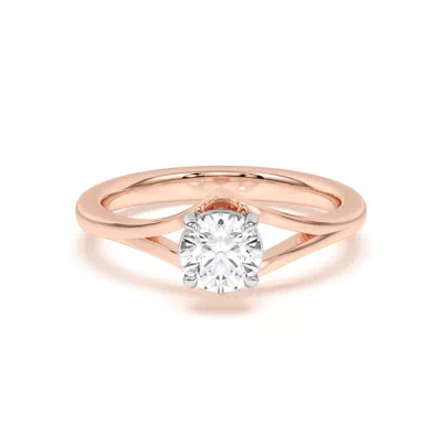 Ruthie Chevron Duo Engagement Ring