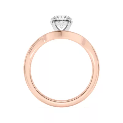 Ruthie Chevron Duo Engagement Ring