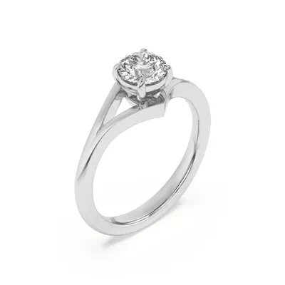 Ruthie Chevron Duo Engagement Ring