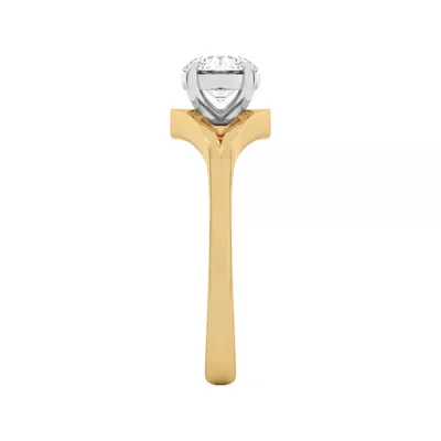 Ruthie Chevron Duo Engagement Ring
