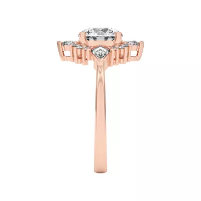 Steph Kite Halo Engagement Ring