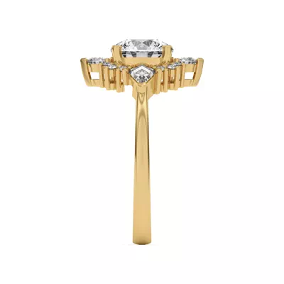 Steph Kite Halo Engagement Ring