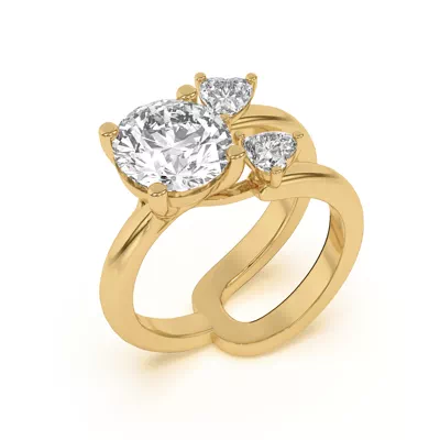 Tor Heart Duo Engagement Ring