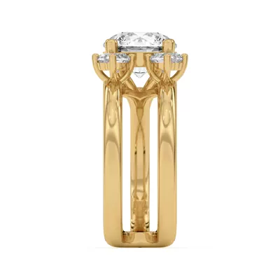 Tor Heart Duo Engagement Ring
