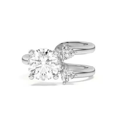 Tor Heart Duo Engagement Ring