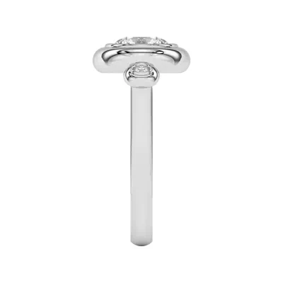 Nia Donut Bezel Engagement Ring