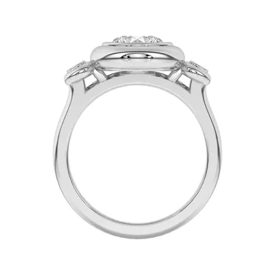 Nia Donut Bezel Engagement Ring