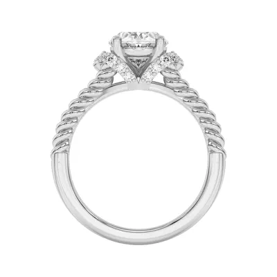 Kit Waterfall Halo Engagement Ring