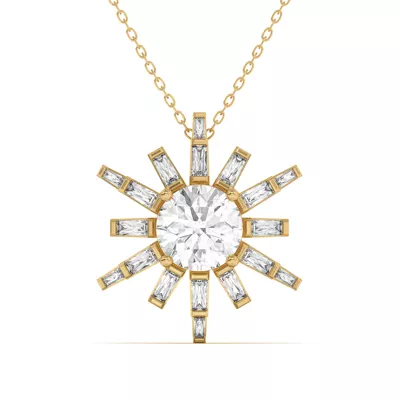 Celestial Sunburst Pendant
