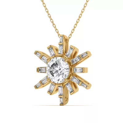 Celestial Sunburst Pendant