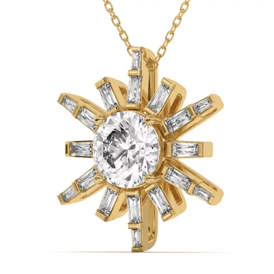 Celestial Sunburst Pendant