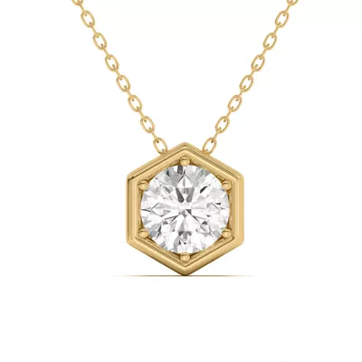 Regal Hexagonal Pendant