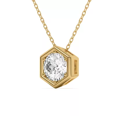 Regal Hexagonal Pendant