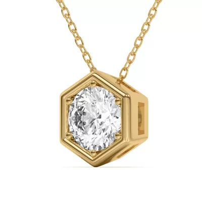 Regal Hexagonal Pendant