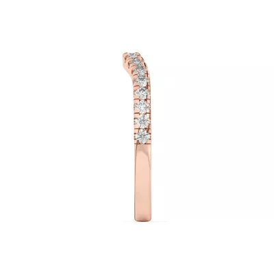 Orbit Pavé Curved Band