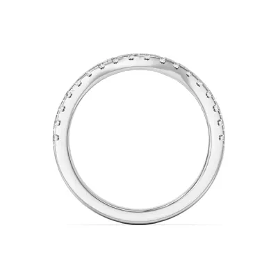 Orbit Pavé Curved Band