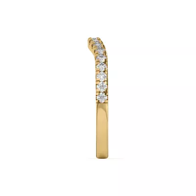Orbit Pavé Curved Band