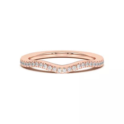 Cambridge Curved Pavé Band