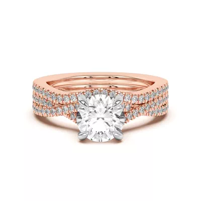 Cambridge Curved Pavé Band